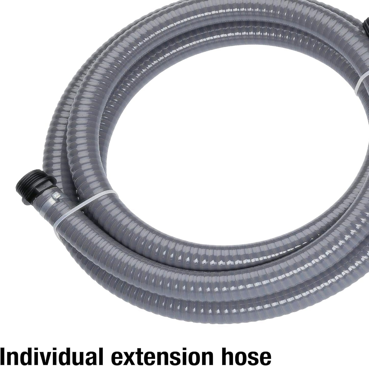 Manguera de aspiración Gardena de 3,5 m: Manguera de aspiración robusta para ampliar el kit de aspiración, 25 mm de diámetro, resistente al vacío y lista para conectar (1412-20)