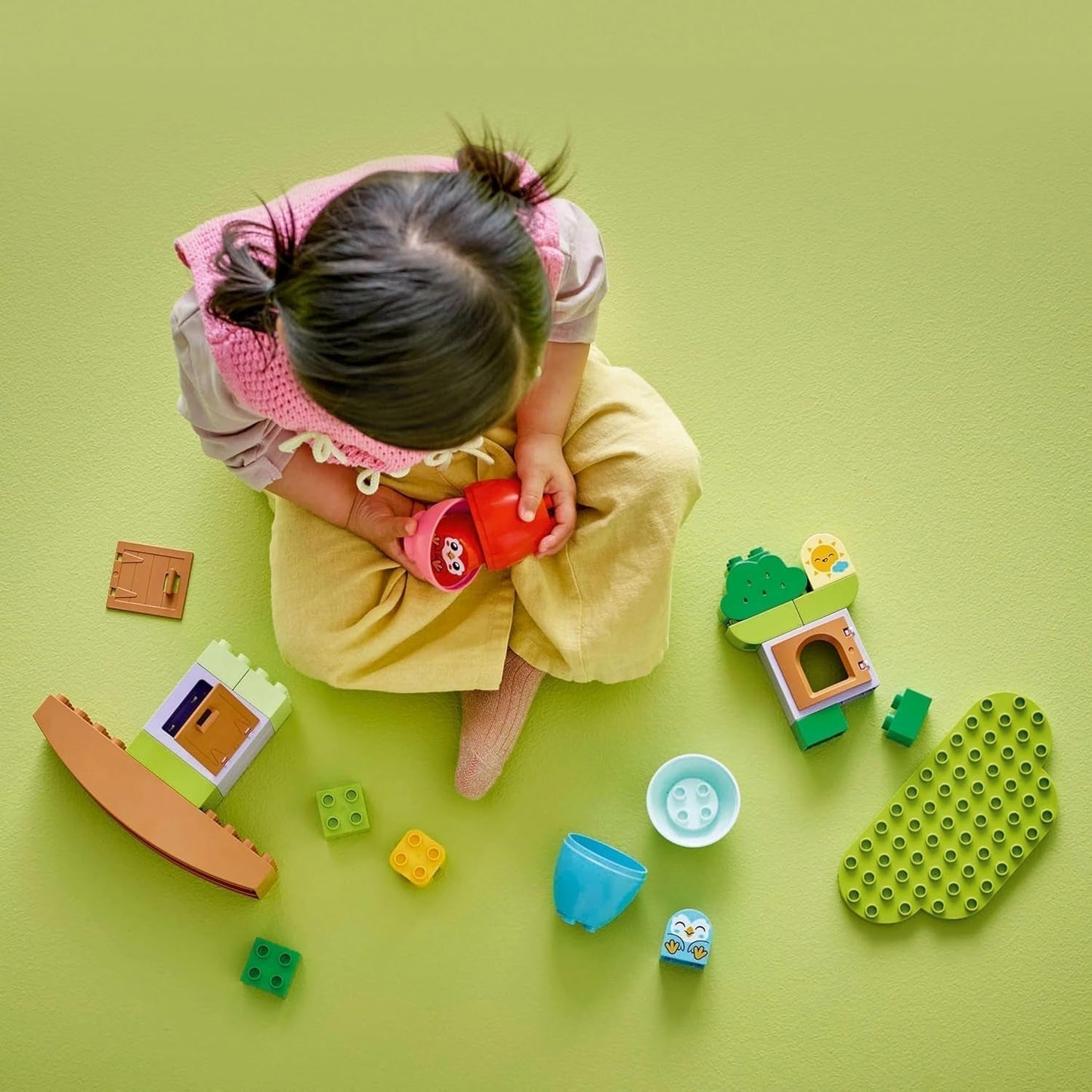 Árbol LEGO DUPLO para equilibrar y apilar, juguete de desarrollo, set de construcción para niños a partir de 18 meses, juguete creativo para niños, juguete educativo con 2 pájaros de juguete 10440 Juegos de construcción Besuche den LEGO-Store