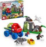 LEGO Marvel Equipo de Spidey en una misión de rescate en el Dino Truck Coche de superhéroes para construir Juego de aventuras de juguete para niños mayores de 4 años Spidey y sus súper amigos 11199 Juegos de construcción Besuche den LEGO-Store Default Title