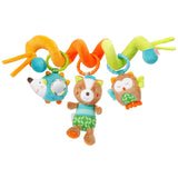 Fehn Activity Spiral Sleeping Forest - juguete para cochecito de tocar y sostener - juguete para bebé para cama, parque, cochecito y silla de coche - juguete de actividad motora para bebés y niños pequeños a partir de 0 meses Bebe Naty Shop Toys Sleeping Forest