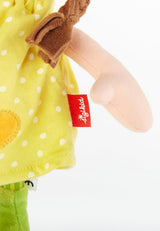 SIGIKID 39411 Muñeca Niña Suave y Pequeña, Juguete para Bebé, Recomendado A Partir de 6 Meses, Amarillo