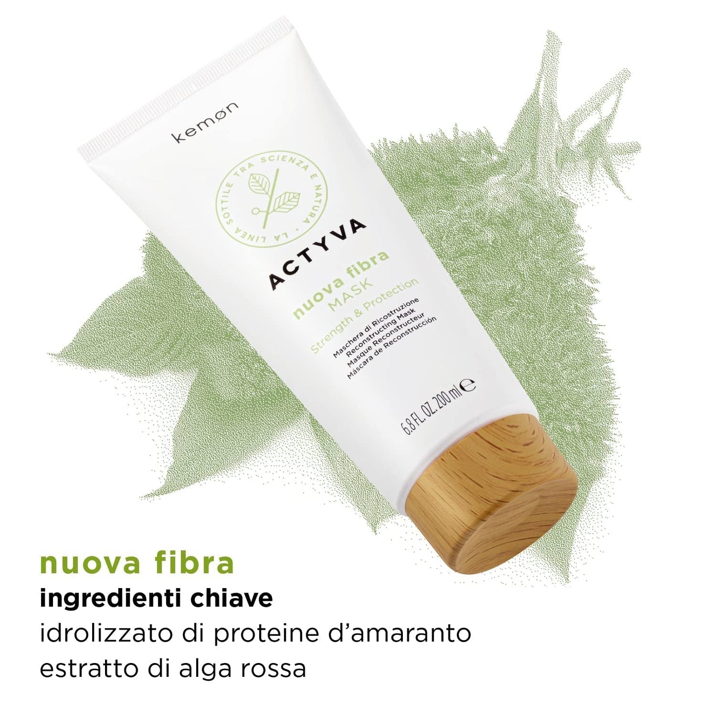 KEMON Actyva Nuova Fibra Mask 200 ml Mascarilla capilar Naty Shop