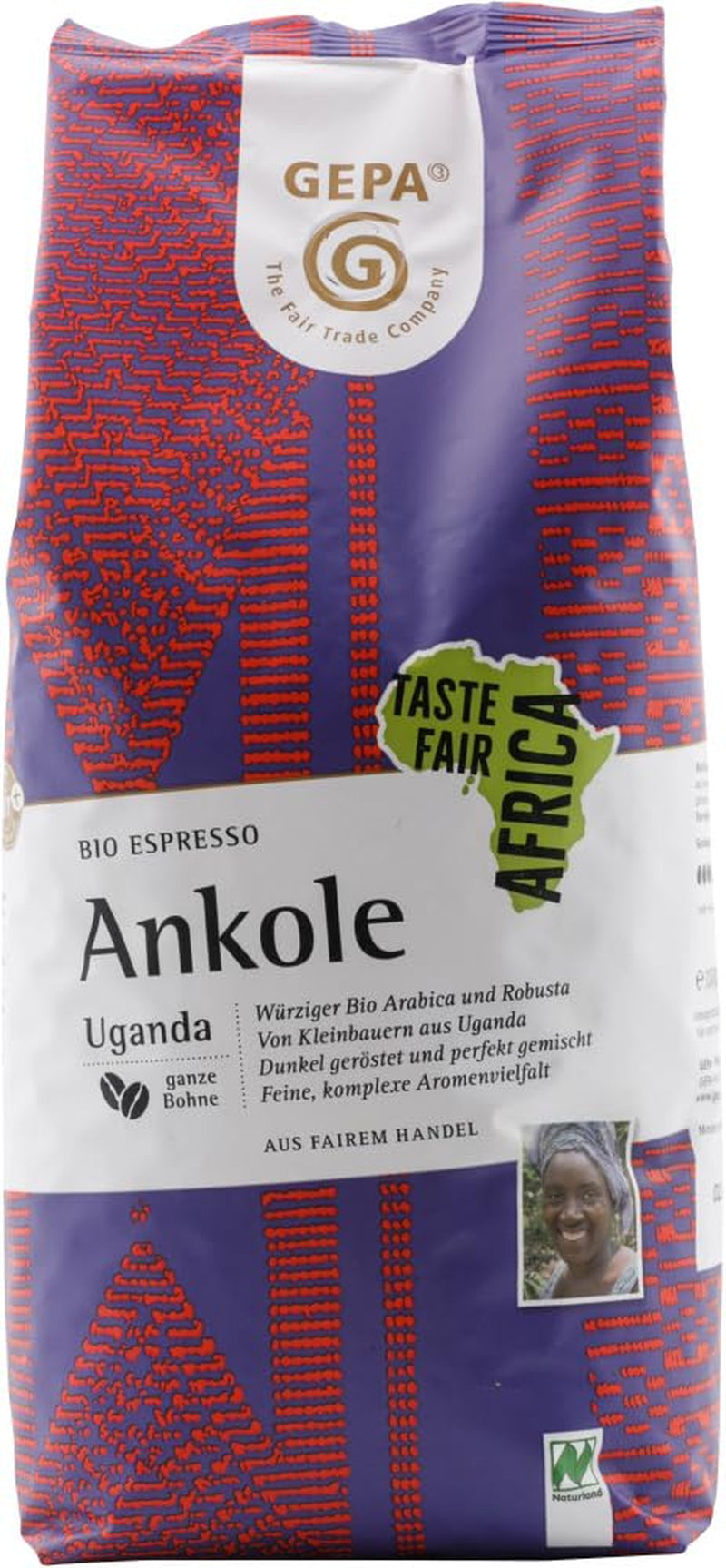 Ankole espresso orgánico 6 x 1000 g