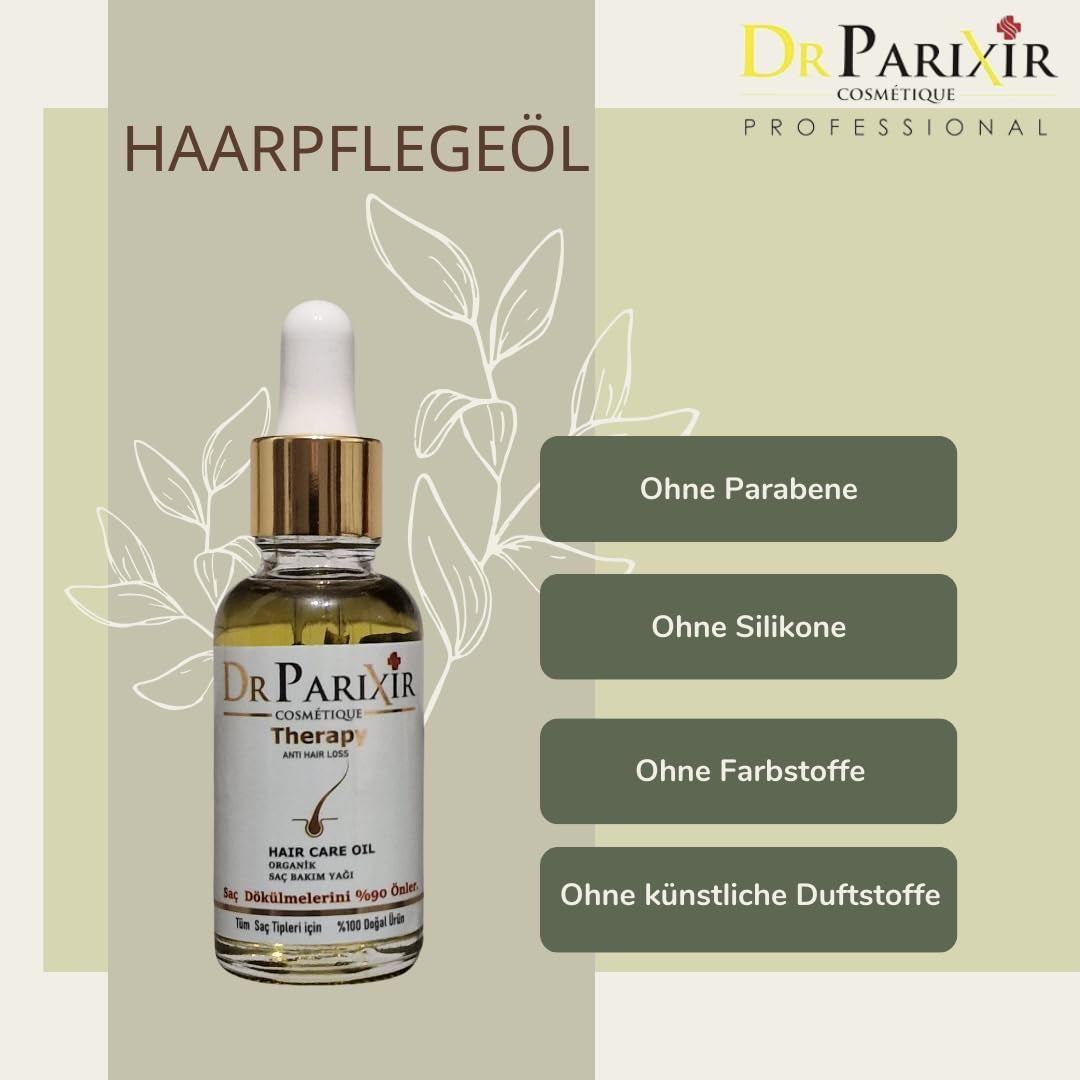Dr Parixir Sérum Anticaída - Solución eficaz con aceite de oliva y romero, 30ml | Reduce la caída del cabello y fortalece las raíces del cabello Naty Shop Hair Care