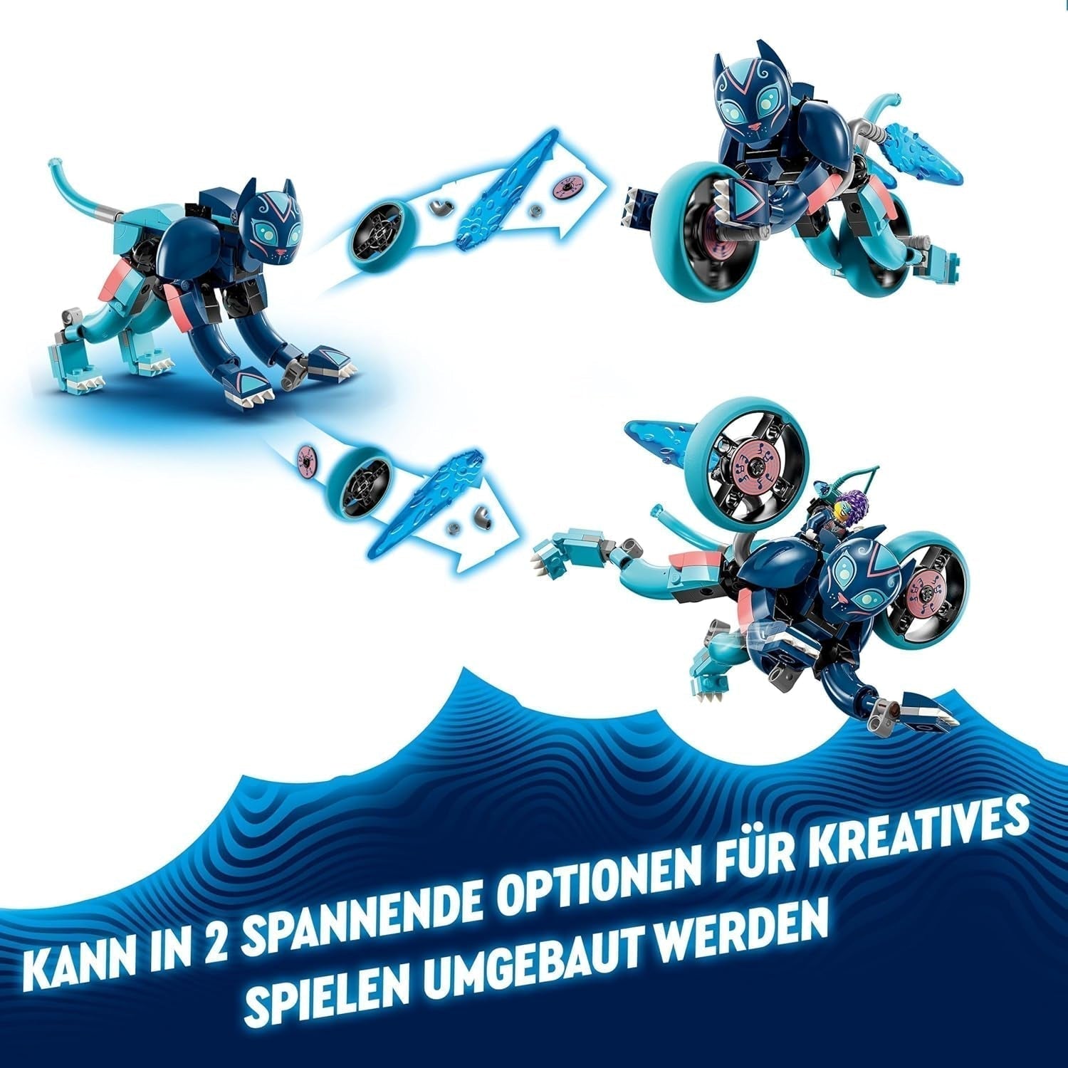 LEGO Dreamzzz Moto del Gato de Zoey 2 en 1, regalo para mayores de 7 años, modelo animal, juguete de bloques de construcción, moto, juego de fantasía para niños y niñas 71479 Juegos de construcción Beuche den LEGO-Store