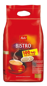 Melitta BellaCrema Intenso gemahlener Röstkaffee en Kaffee-Pads 10 x 16 monodosis & Café Bistro Röstkaffee en Kaffee-Pads, 100 monodosis