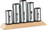 Porta cubiertos de acero inoxidable, 1 paquete, plateado Naty Shop Kitchen A 1 pieza