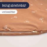 Julius Zöllner Cojín de lactancia ecológico 190 cm, relleno 42 litros Microperlas de Eps, fabricado en Alemania Accesorios Alimentación y Lactancia Bebe Naty Shop