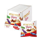 Merci Petits Crema de Café - 12 x 125 g - Pequeños bombones de chocolate blanco sobre chocolate fino con crema de café - Bombones de chocolate envueltos individualmente