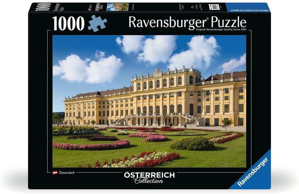 Ravensburger Puzzle 12000353 - Castillo de Schönbrunn - Puzzle de 1000 piezas para adultos y niños mayores de 14 años, Puzzle Naty Shop Nuevo Diseño