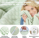 Almohada de cuña ajustable para niños, almohada de lectura de espuma de alta densidad para cama y sofá, almohada ergonómica para cabeza de cuña para apnea de reflujo del sueño, almohada para piernas/almohada de espalda para jugar y leer (verde)