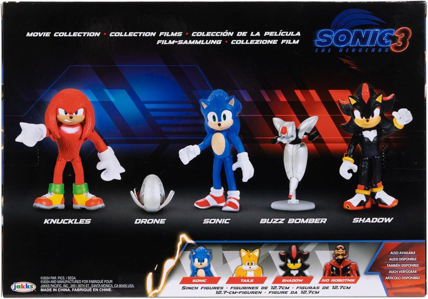 Sonic 3 Película 6 Cm Figuras De Acción Multipack Figuras De Acción Naty Shop