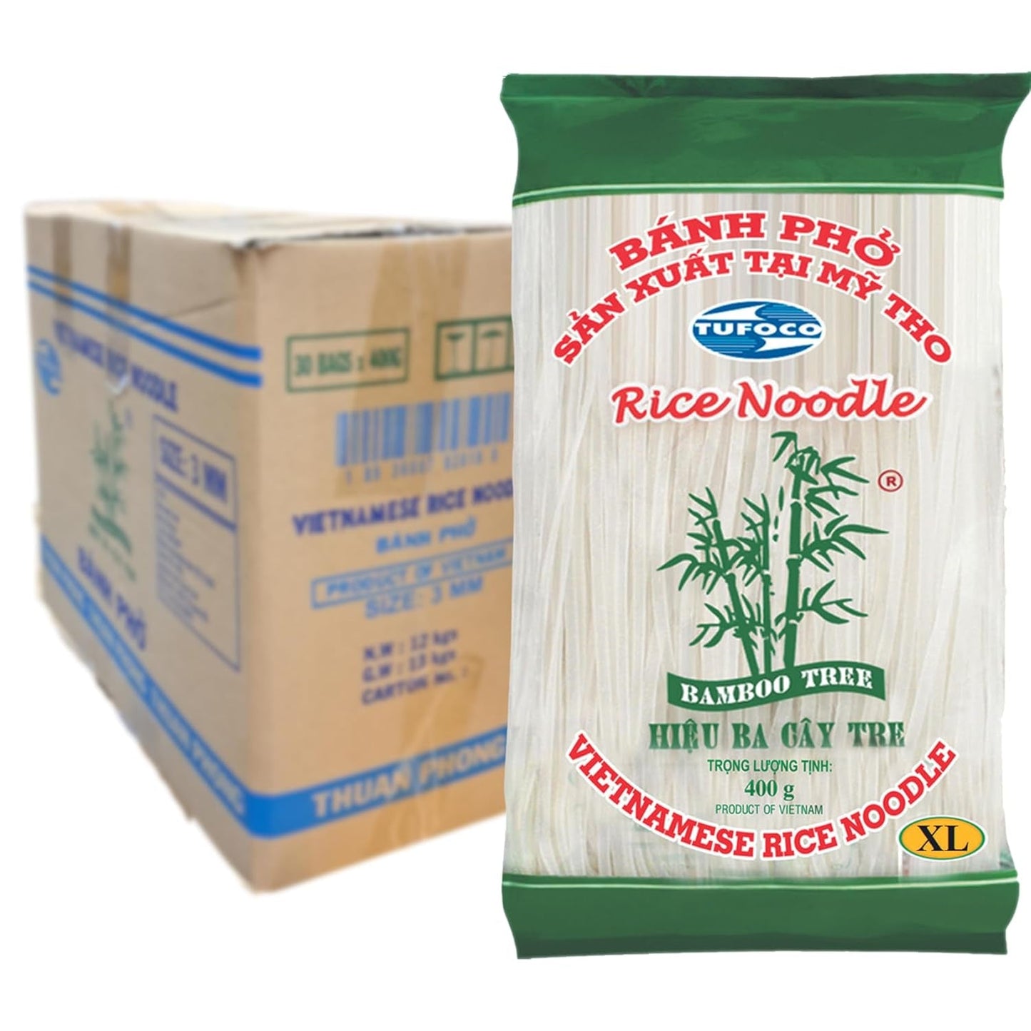 ARBOL DE BAMBÚ - Reisnudeln 3 Mm. - 1 X 400GR