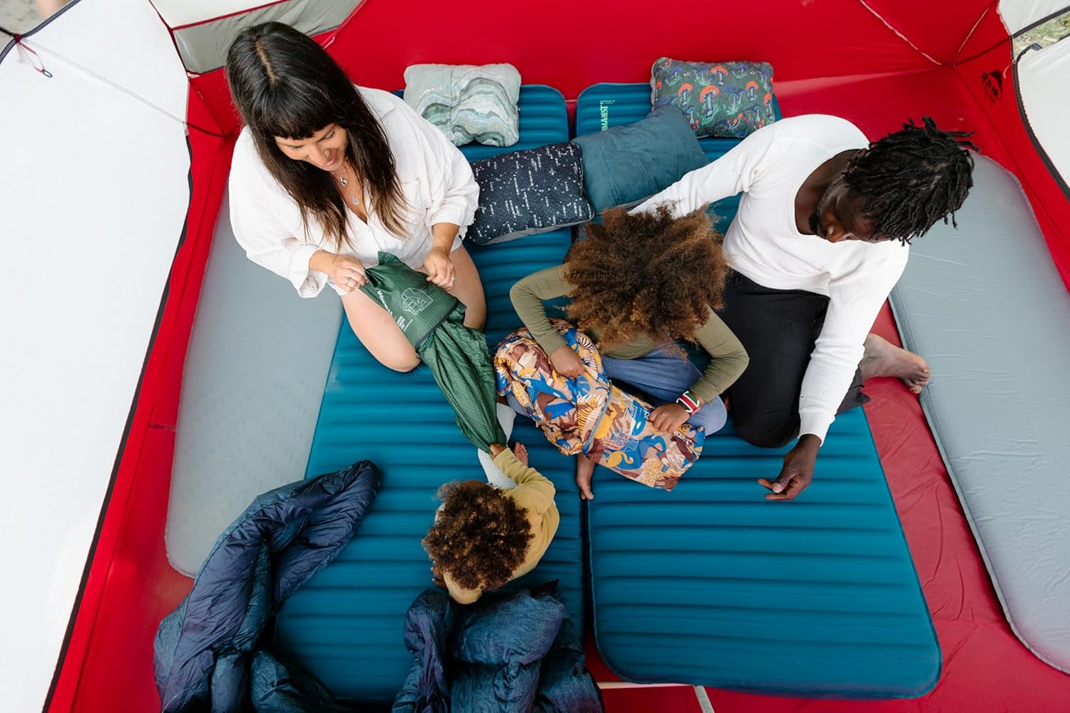 Therm-A-Rest Cascade Almohada Compresible con Cordón, Almohada de Camping, Color: Topowave, Tamaño: L Naty Shop Almohadas de Viaje