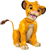 Lego Ç€ Disney Simba, el joven rey león, juguete de construcción para coleccionar con creativas figuras de animales, actividad relajante para adultos, idea de regalo para mujeres 43247 Juegos de construcción Besuche den LEGO-Store