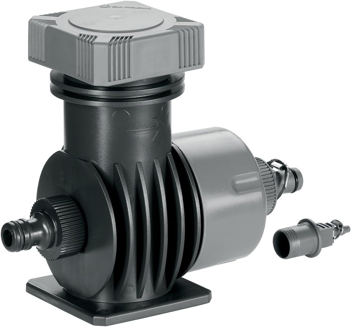 Sistema de riego Gardena Micro-Drip Basic Unit 2000: Unidad básica para reducción de presión, caudal de agua aprox. 2.000 l/h, tecnología de conexión rápida y sencilla (1354-20)