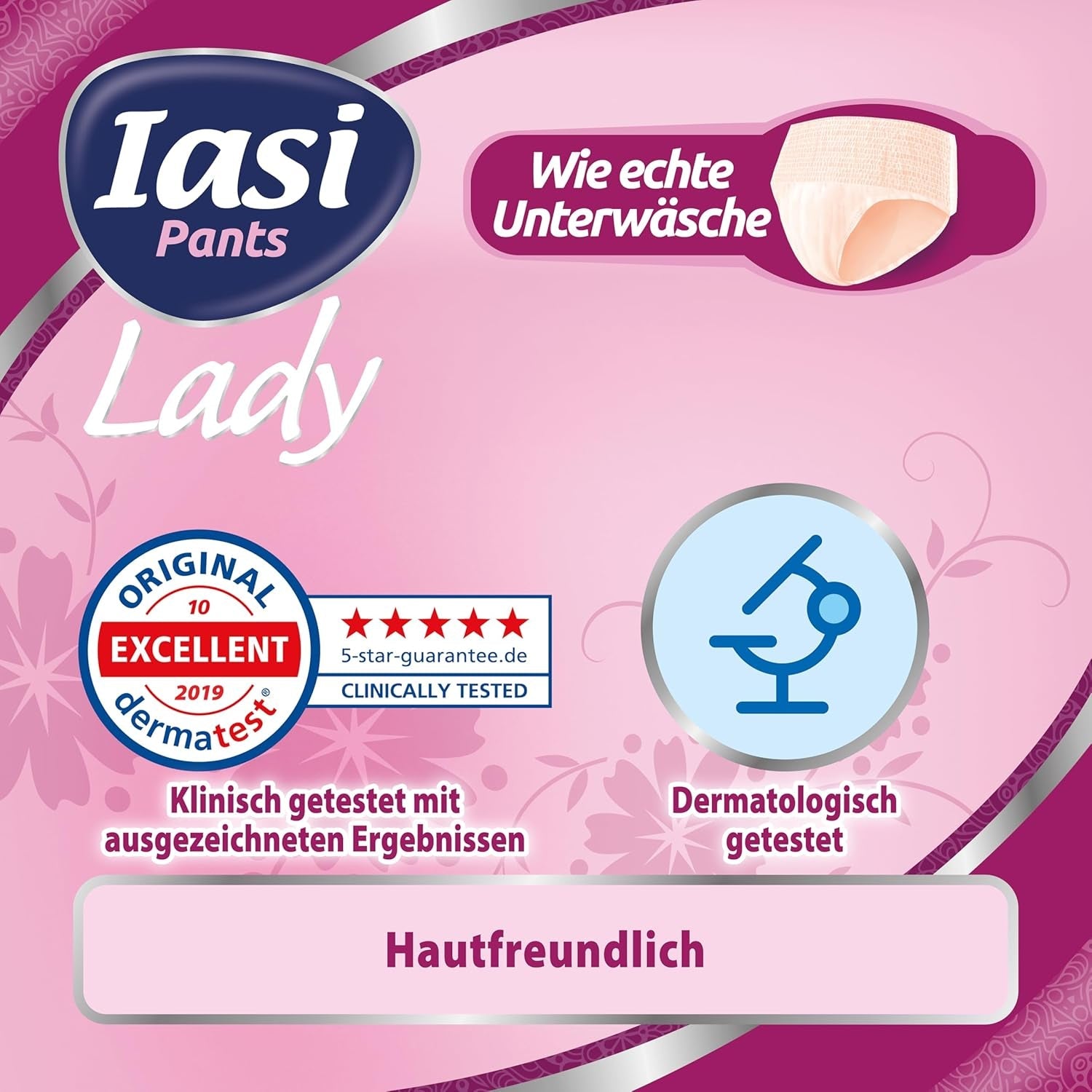 LADY Pants 48 Pantalones Desechables para Incontinencia Urinaria Absorbencia Talla Grande S para Mujer 48 Piezas