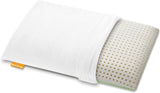 Almohada Ortopédica de Cervical - Aloe Orgánico - Almohada Viscoelástica de Aloe Vera Altura 14cm Funda 100% Algodón Almohada Visco - Almohada Viscoelástica - Made in Italy Naty Shop Almohadas Estándar