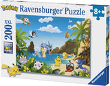 Ravensburger Puzzle para niños - 12840 ¡Atrápalos a todos! - Puzzle Pokémon para niños a partir de 8 años, con 200 piezas en formato XXL Puzzle Naty Shop