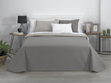 AVA | Colcha boutique reversible | Para todas las estaciones | Color - Beige/Gris pardo | Para cama de 140/150/160 cm. cama. (250 X 270 Cm. Ancho X Alto) | Edredón acolchado Edredones y colchas Naty Tienda Título predeterminado