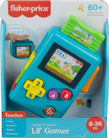 Fisher-Price HBC86 - Diversión de aprendizaje Lil' Gamer, juguete de actividades y aprendizaje musical, versión alemana, para bebés y niños pequeños de 6 a 36 meses Juguetes para bebés Naty Shop
