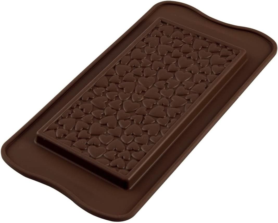 Forma de Silicona Silikomart Love Tabletas 15,5 x 7,7 x H 0,9 cm, 85 ml, 1 cavidad (SCG38) Cocina Naty Shop
