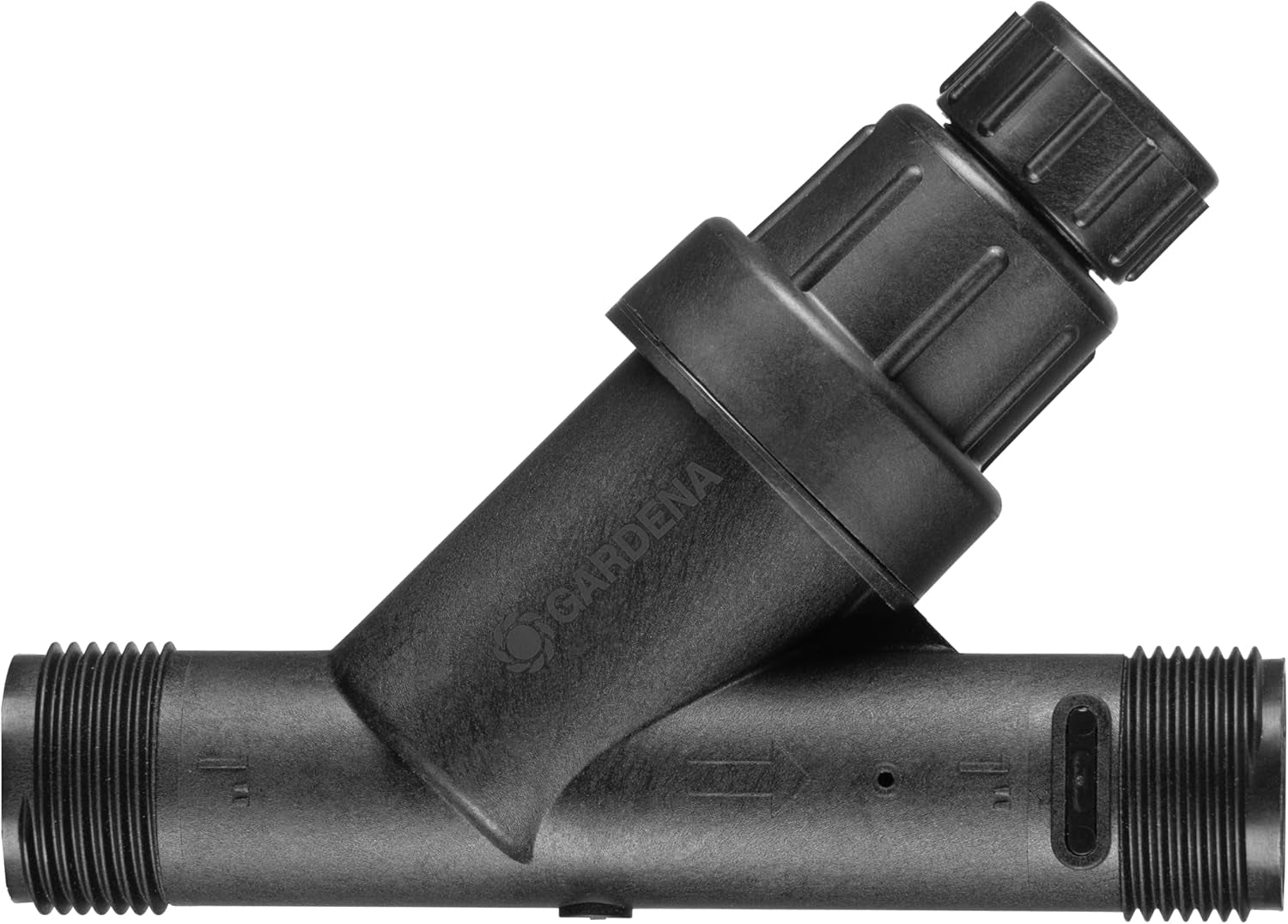 Reductor de presión para sistema de riego Gardena: Regulador de presión para una presión de agua constante de hasta 3,1 bar, accesorio de riego de jardín para compensar las fluctuaciones de presión (8200-20)