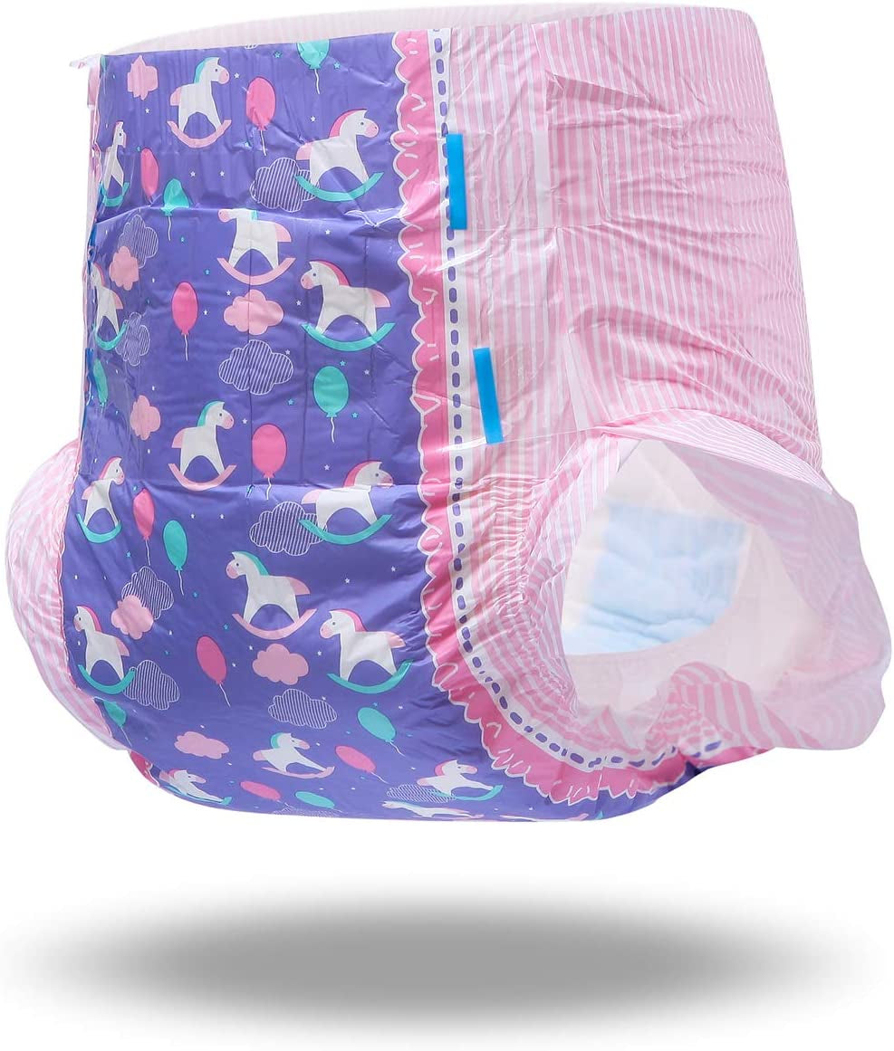 Pañales Estampados Para Adultos 5500-5800ml 10 Piezas - Fantasía Pequeña (M)