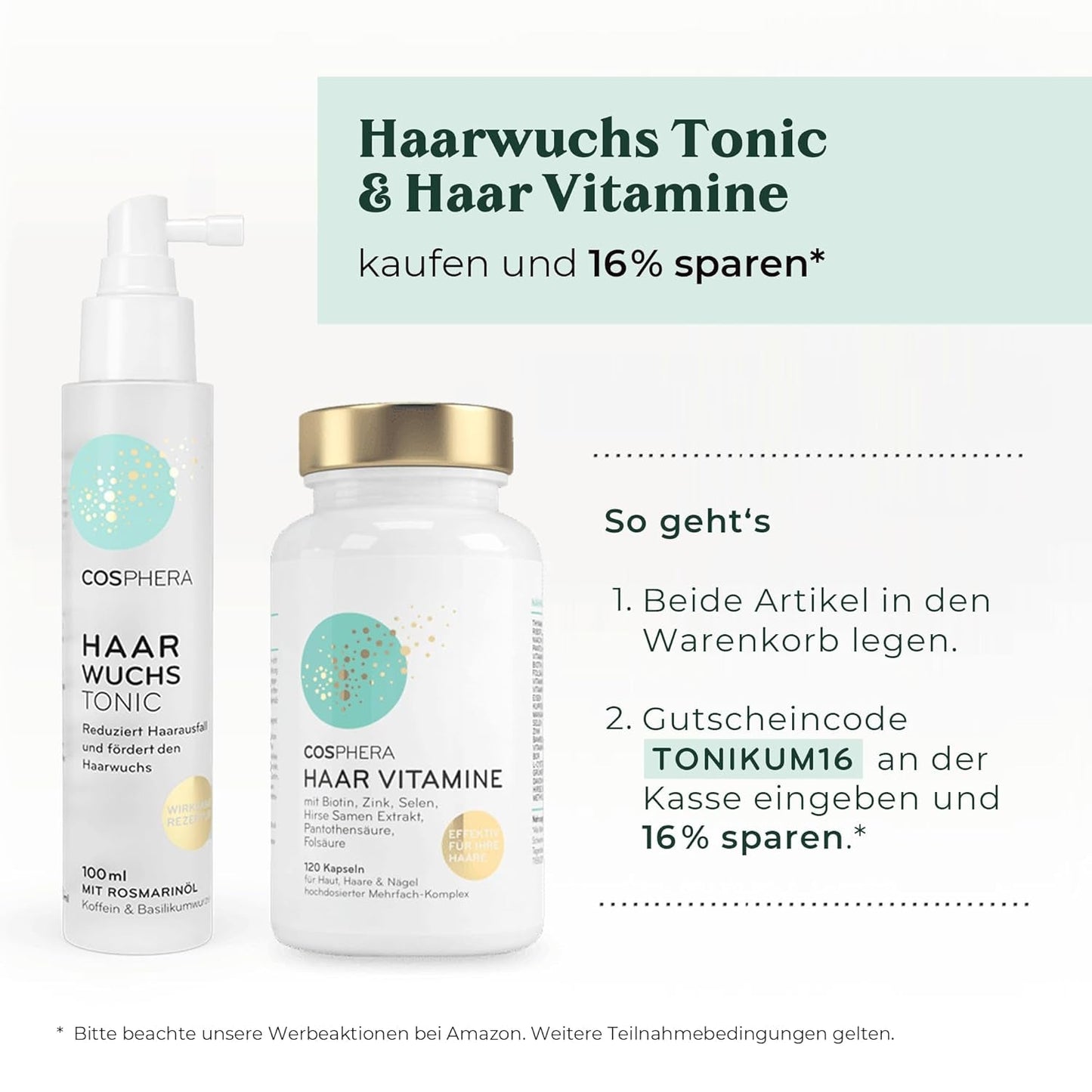 Tónico Capilar con Aceite de Romero 100ml - Spray de Aceite de Romero Acelera Naturalmente el Crecimiento del Cabello - Remedio para el Crecimiento del Cabello para Mujeres y Hombres - Suero contra la Caída del Cabello - Aceite Capilar de Romero de Cosphera Hair Care Naty Shop