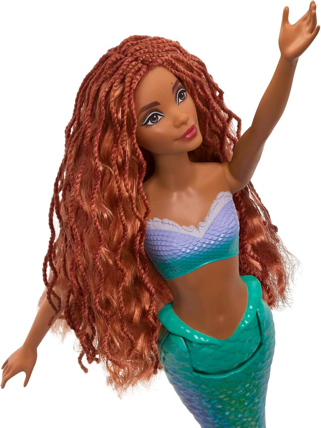 Mattel Disney Ariel - Muñeca La Sirenita, Inspirada en la película La Sirenita, Juguete de Sirena, Posicionado, Regalos de Disney, Juguete para Edades de 3 años en adelante, HLX08