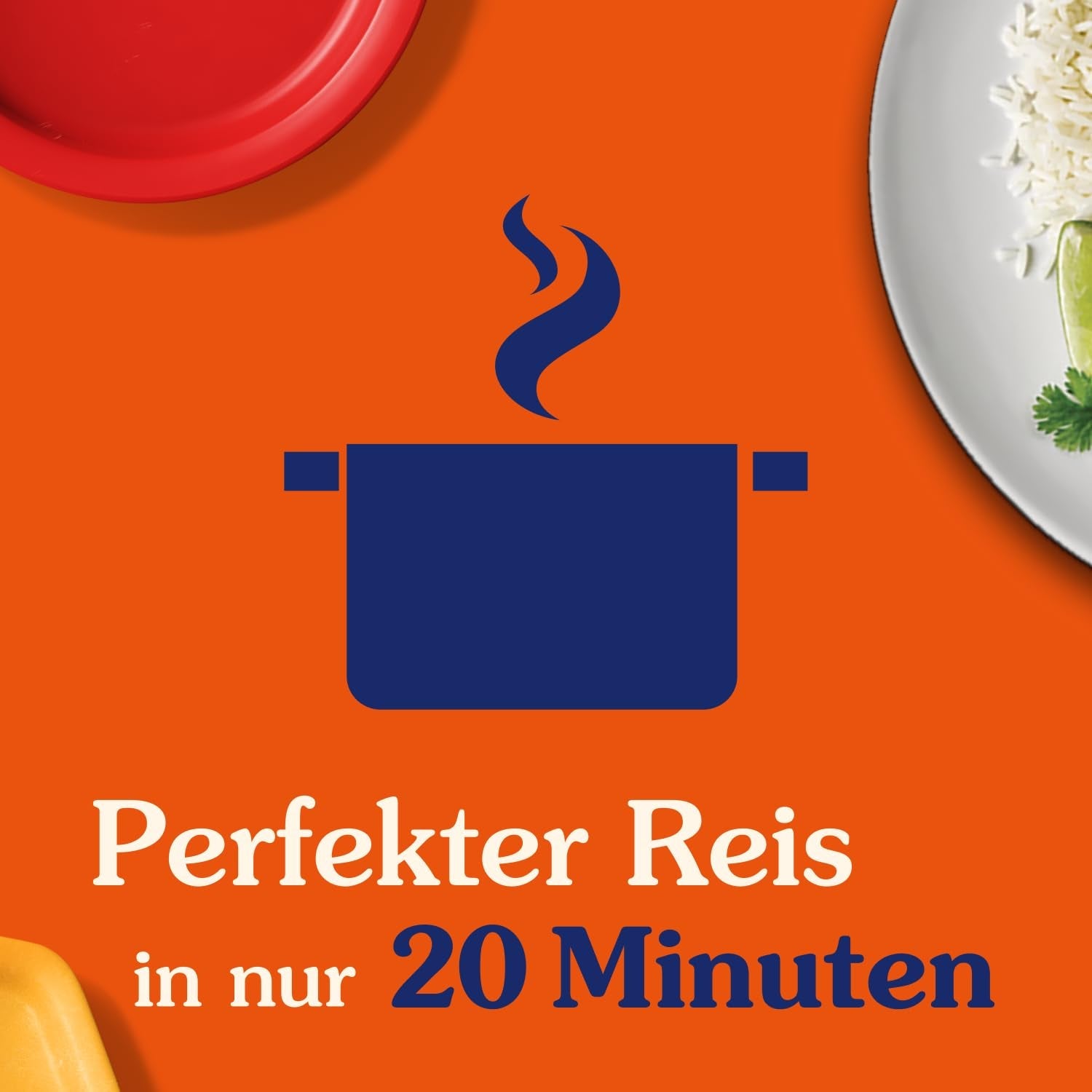 BEN'S ORIGINAL™ Arroz Grano Largo, Cocido en Bolsa, 9 x 500g, 20 minutos