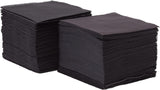 Saten Ser22104961 Cocktail, servilletas 20 X 20, 2 capas, pliegue 1/4, 100 servilletas, Punta-Punta, negro