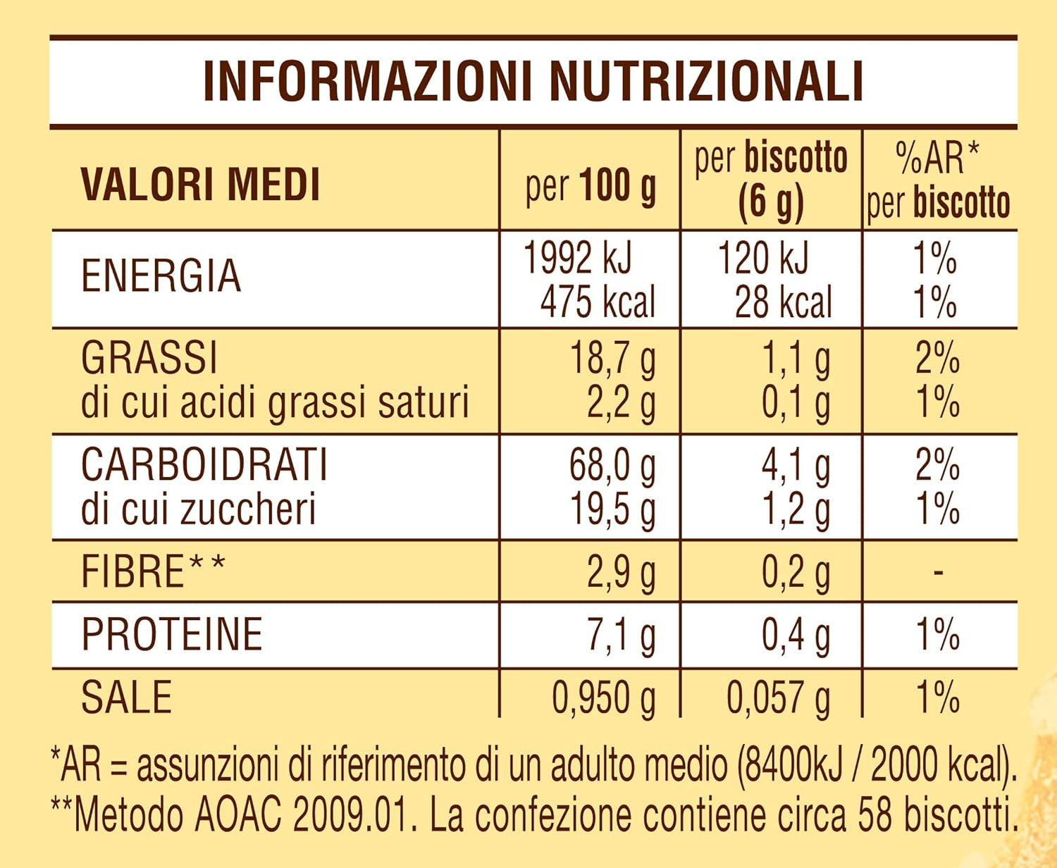 Galletas White Mill Frollini Galletti con leche fresca, 100% italianas, 350 g