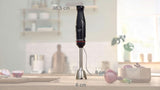 Bosch Stabmixer Ergomaster Serie 4, 1000 Watt, Edelstahl-Mixstab, Zerkleinerer, Mix-/Messbecher, Schwarz Kitchen Naty Shop