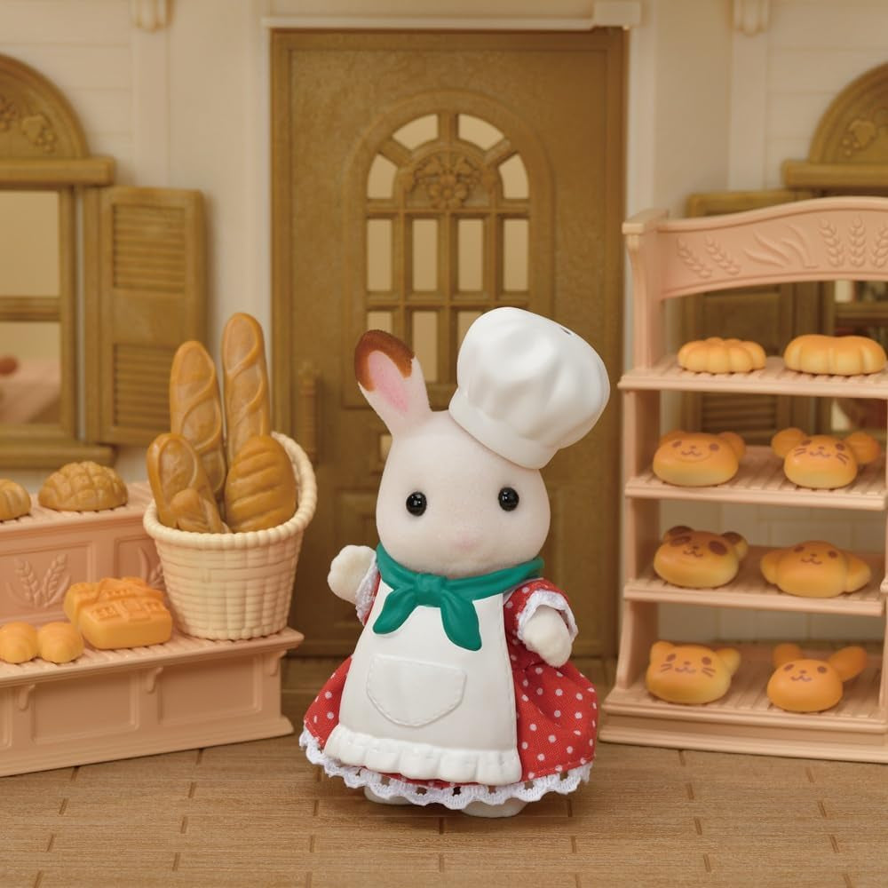 Sylvanian Families 5536 Juego de panadería en casa de muñecas - Juego de casa de muñecas