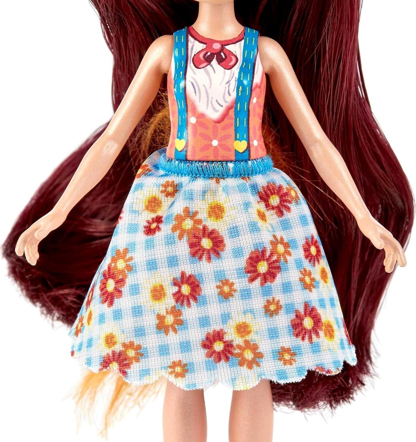 Enchantimals HCF81 - Felicity Fox y su hermana pequeña (aprox. 15 cm y aproximadamente 10 cm) y 2 figuras de animales, falda desmontable y accesorios, gran regalo para niños a partir de 3 años