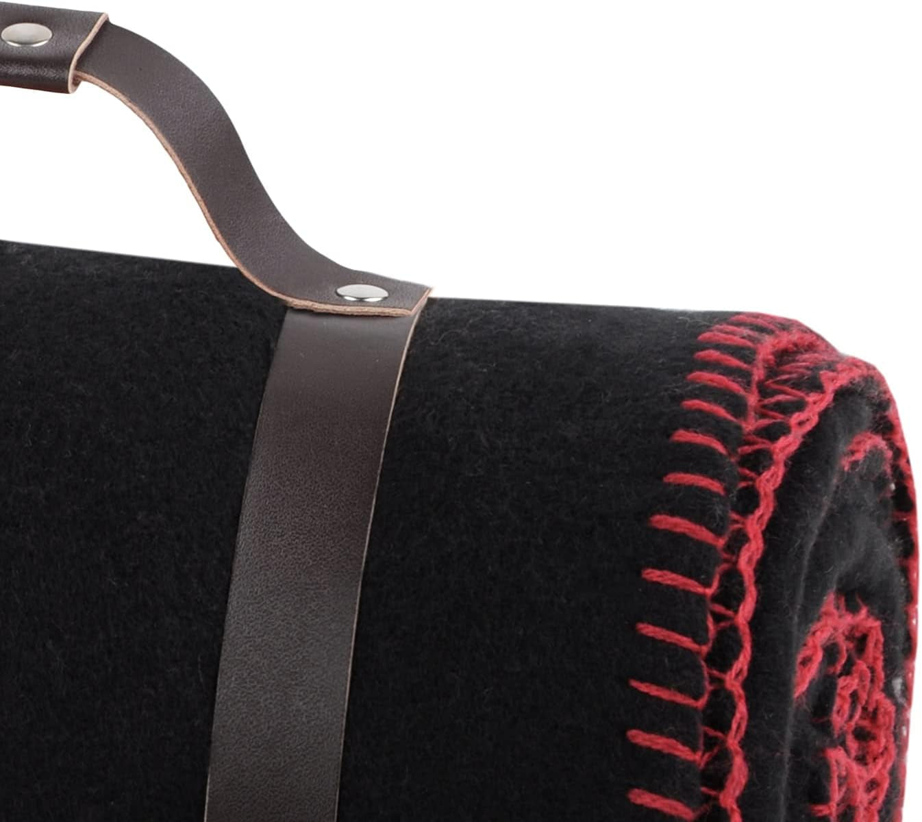 Manta de Tela Polar Dawson - negro - tamaño 130 X 150 cm - manta grande suave y cálida para sofá o dormitorio - cubrecama - ideal para casa y picnic Mantas y edredones Naty Shop
