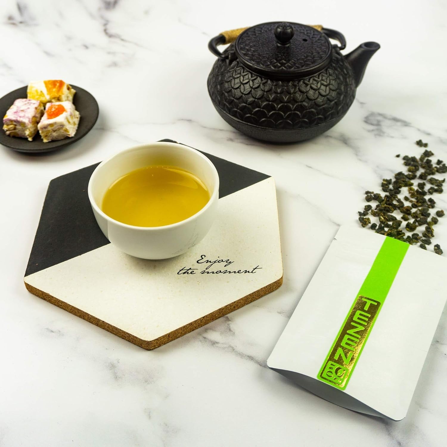 Té con leche Oolong de Alishan, Taiwán | Jin Xuan Milky Oolong Alta Calidad 100% Natural Sin Sabor (100g)