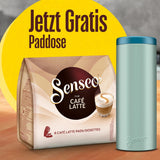 Senseo Pads Café Latte, 10 x 8 Getränke, 80 Kaffee Pos, incluido Senseo Pad Dose