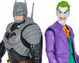 DC Batman Adventures Batman Vs the Joker Juego de figuras de acción, 30 cm - 2 figuras totalmente móviles con 12 engranajes para emocionantes juegos de rol, juguete para más de 4 niños Figuras de acción Naty Shop