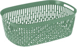 Sierra para conservar sabor a fruta, plástico, verde, 4 LT - rectangular Cajas para conservar alimentos Naty Shop