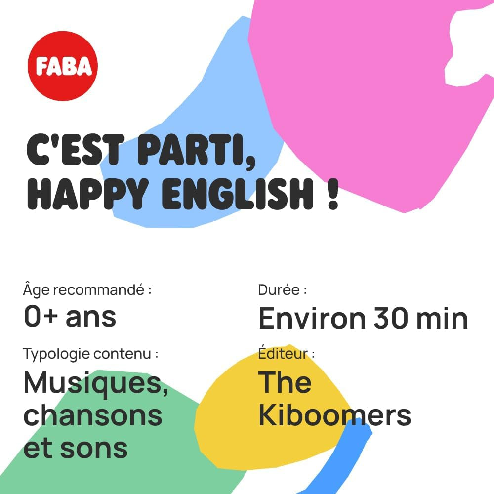 Personaje con sonido - It's gone, Happy English - música, canciones y sonidos - juguete, contenido educativo, versión francesa, niños para todas las edades Jucarii Bebe Naty Shop