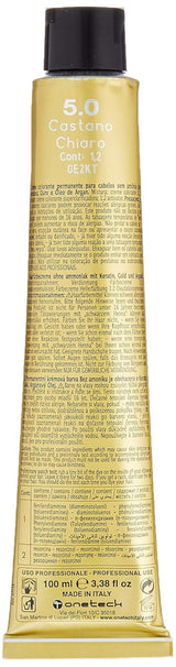 Fanola Oro Therapy Color Keratina 5.0 100ml Tinte para el cabello Naty Shop