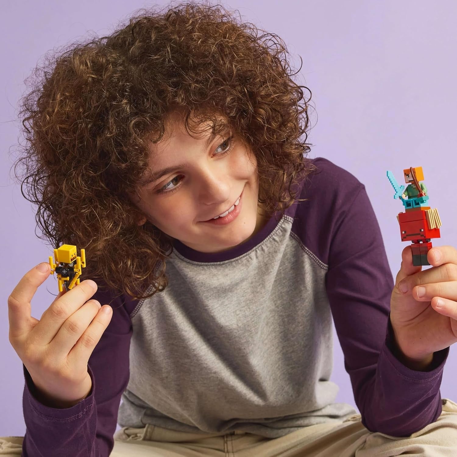 LEGO Minecraft Lava Duel of the Deep, juguete para fanáticos de los videojuegos, fortaleza con minifiguras que incluyen a Alex, Skeleton Wither, Lohe y Strider, regalo para niñas y niños a partir de 6 años 21266 Juegos de construcción Beuche den LEGO-Store