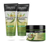 John Frieda - Mascarilla / Tratamiento Deep Cleanse & Repair - Contenido: 250 ml - Con aceite de semilla de cáñamo + aguacate nutritivo - Mascarilla capilar calmante para cabello dañado Mascarilla capilar Naty Shop