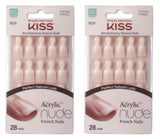 Kiss Nude Nails - Uñas increíbles (paquete de 2)