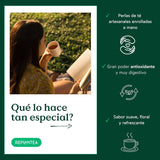 Té orgánico Jasmin Dragon Pearls (100 g) | Té verde premium en forma de perlas de jazmín enrolladas a mano | Especialidad de té con delicado aroma floral | REPLANTAR
