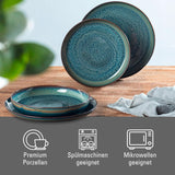 Vajilla Crafted Breeze de Villeroy & Boch, 4 piezas, para 2 personas, verde