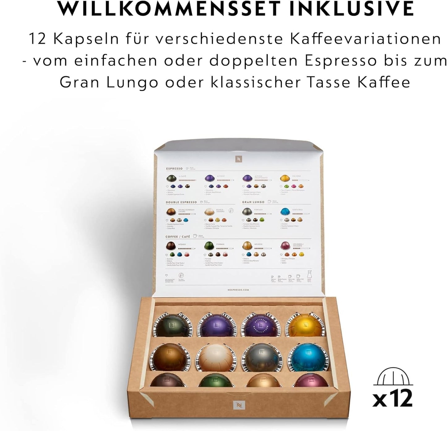 Cafetera espresso con cápsulas Nespresso Krups Vertuo Pop, capacidad: 560 ml, reconocimiento automático de cápsulas, sistema one-touch, 4 tamaños de taza, tiempo de calentamiento reducido, sostenible, Aqua Mint, XN9204
