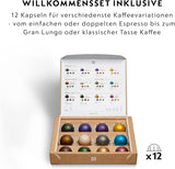 Cafetera espresso con cápsulas Nespresso Krups Vertuo Pop, capacidad: 560 ml, reconocimiento automático de cápsulas, sistema one-touch, 4 tamaños de taza, tiempo de calentamiento reducido, sostenible, Aqua Mint, XN9204
